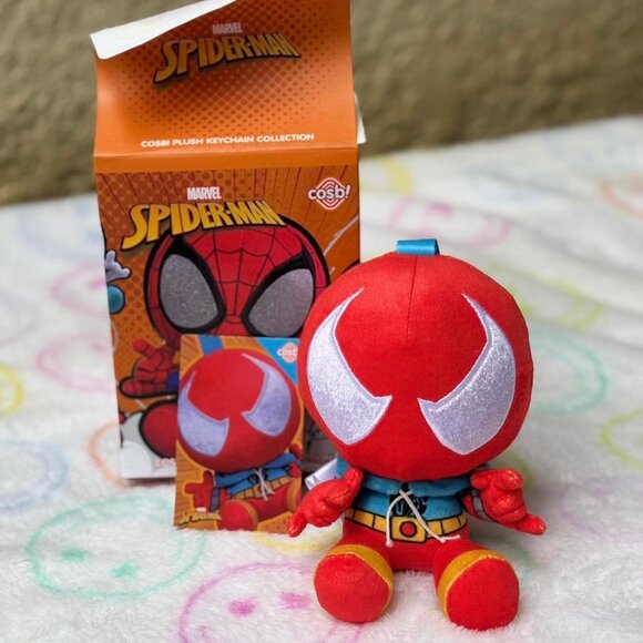 Spider-Man Cosbi Plush Keychain – Scarlet Spider - Picture 1 of 6